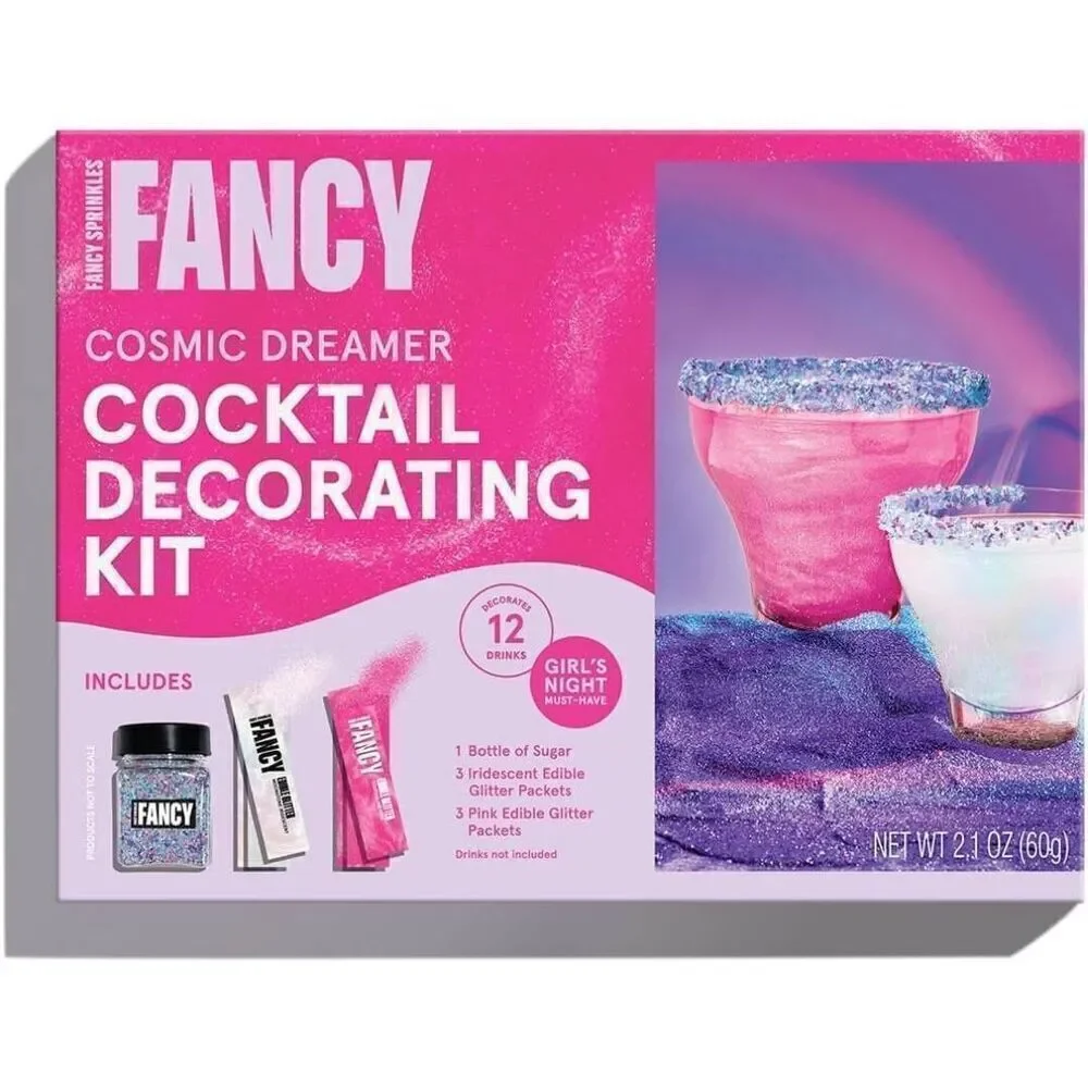 NIB FANCY SPRINKLES COSMIC DREAMER COCKTAIL DECORATING KIT